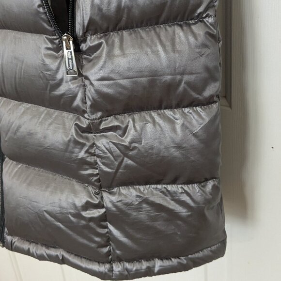 Andrew Marc Women's Duck Down Hooded Puffer Coat 3/4 Jacket Size XL Gray - Picture 7 of 13